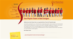 Desktop Screenshot of das-physio-team.de