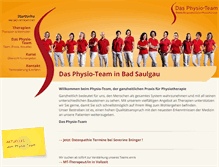 Tablet Screenshot of das-physio-team.de